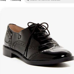 SALE: Franco Sarto Patent Leather Oxfords; NWT